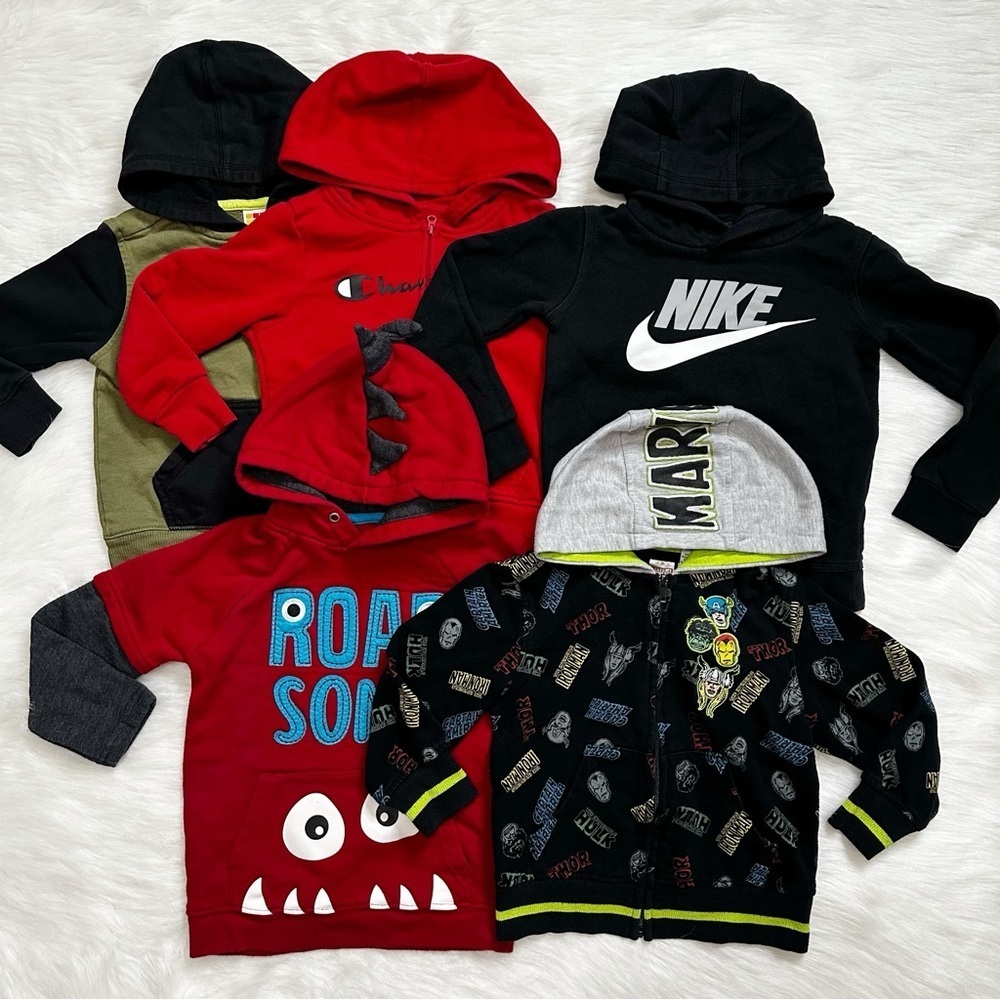 Boys Toddler Size 4T BUNDLE (5) Fall/Winter Sweatshirts - Picture 1 of 7